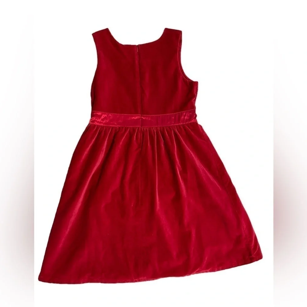 Gap Red Velvet‎ Fit and Flare Dress Size 12